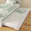 Lit simple Bear avec lit gigogne Bear, blanc brossé-129984161-129984162