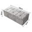 Akyiah 102cm Wide Tufted Rectangle Striped Standard Ottoman with Storage-637511719