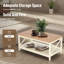 Four Leg Coffee Table with Storage
