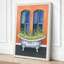 Windows in Bloom Surrealism 1 Piece Wrapped Canvas Wall Art-401634592-401634584
