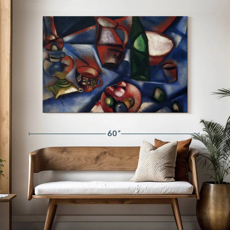 Nature morte 1912, H 34 po x l 51 po