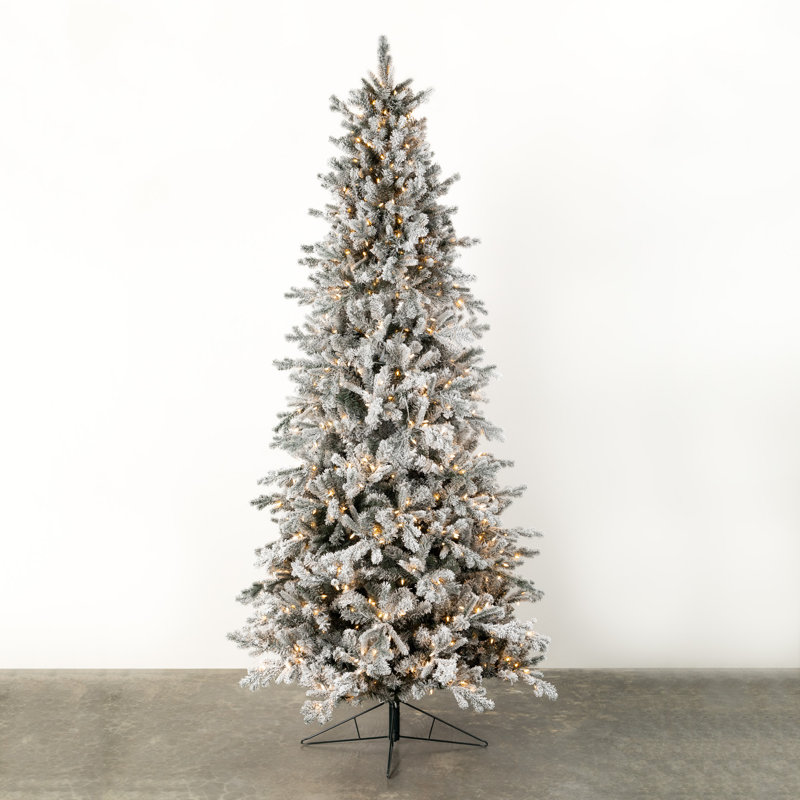 The Holiday Aisle® 9' Lighted Artificial Pine Christmas Tree | Wayfair