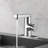 Single Handle Single Hole Bathroom Sink Faucet with Deck Plate-98666836
