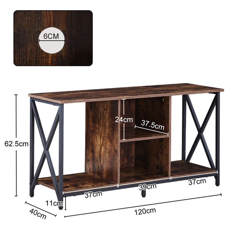 Hockingport Unfinished TV Stand for TVs up to 50"
