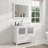 Ravenna 36" Freestanding Single Sink Bathroom Vanity with Engineered Marble Top and Matching Mirror-757000837-712313581