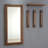 2.4 " Wide Hallway Set with Shelves