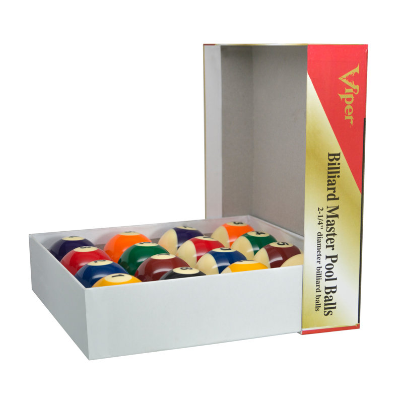 Viper Regulation Size Solid Resin 16-Piece Pool Ball Set