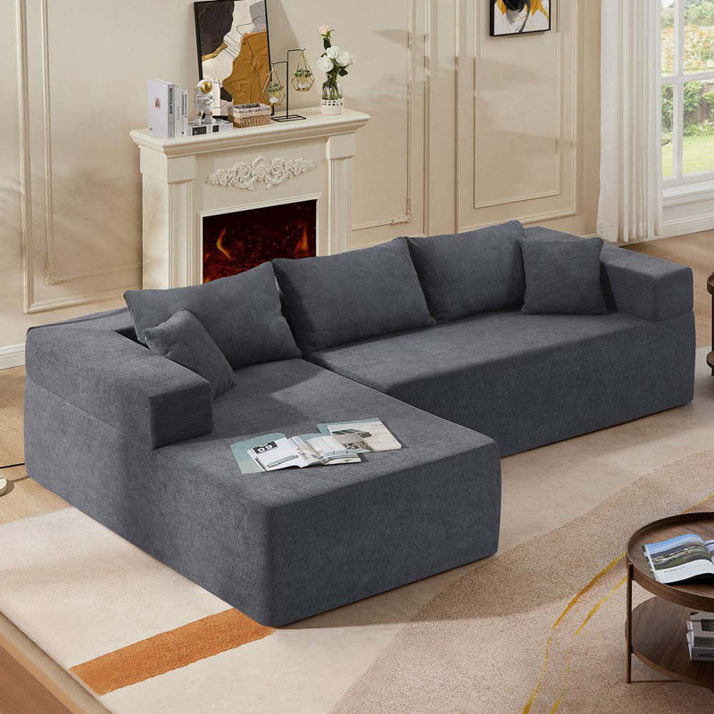 Canapé-lit modulaire Minimalist, Gris