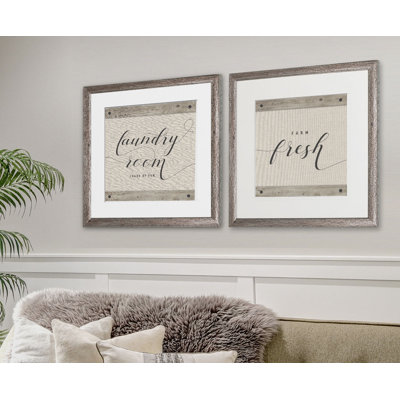 " Laundry Room " 2 - Pieces