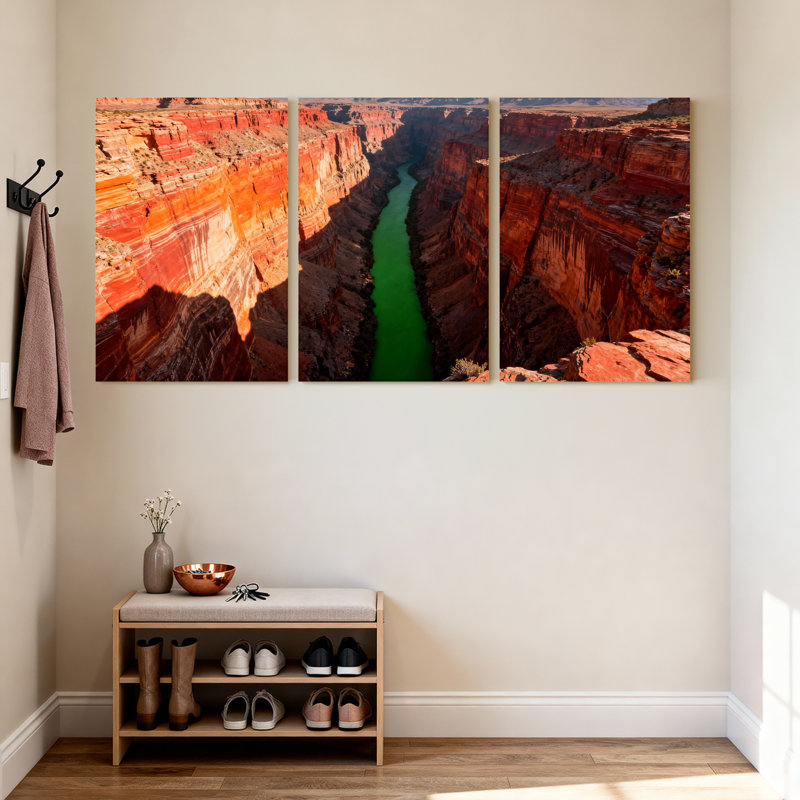 Scénario et paysages urbains Grand Canyon River, H 24 po x l 48 po