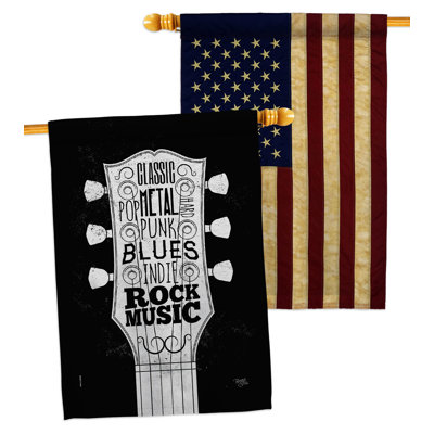 Double Sided 40'' H x 28'' W Polyester House Flag