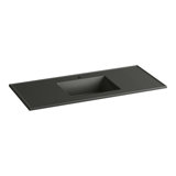 Ceramic/Impressions® Vitreous China Rectangular Drop-in Bathroom Sink with Overflow
