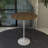 Heatherton Modern Bar Height Dining Table with Resin Top and Steel Pedestal Base Kitchen Table Seats 2-6 Person-1234930804-1208304108