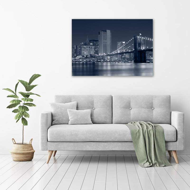 Manhattan New York - No Frame Print on Glass