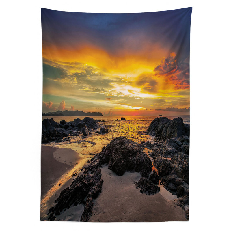 Beach Tablecloth, 84" L x 60" W