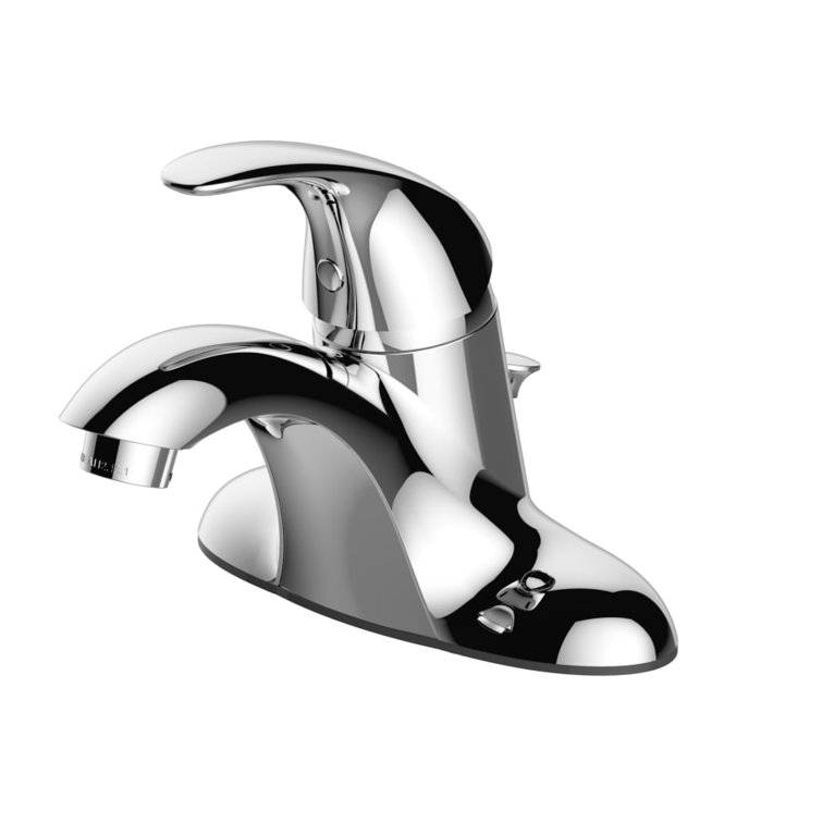 Centerset Bathroom Faucet with Drain Assembly