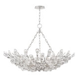 Tulip 9 Light 40" Chandelier - Clear K9 Crystal