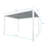 111S Aluminum Pergola with Steel Adjustable Louvered Roof-55774398-114728888