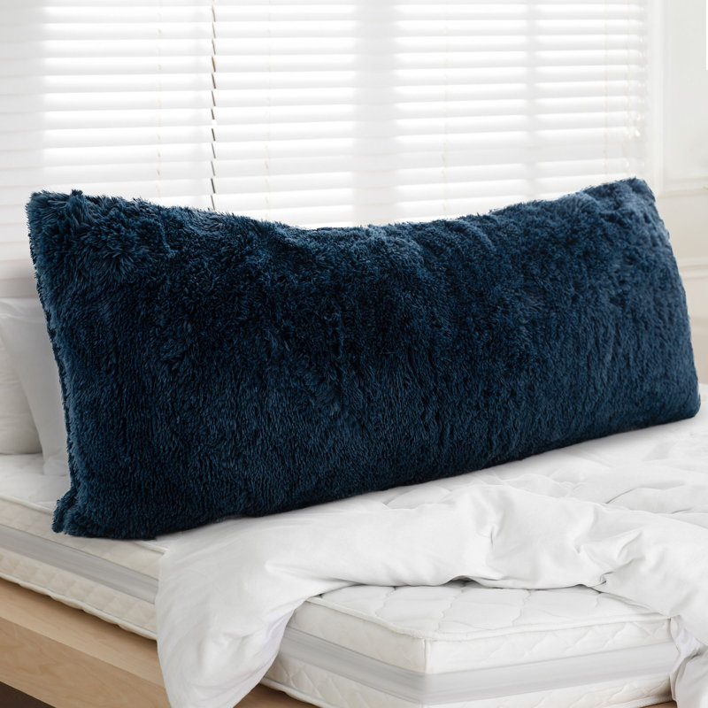 Down Alternative Plush Pillow, Navy