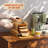 Bread Slicer For Homemade Bread,Bamboo Bread Slicer With Tray,Adjustable Bread Cutting Guide,Compact Board For Homemade Bread,Cakes, Bagels