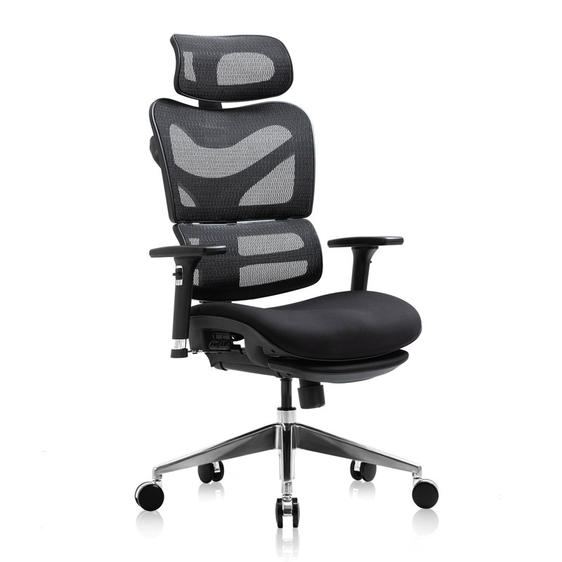 Chaise de travail en filet Pont, Noir