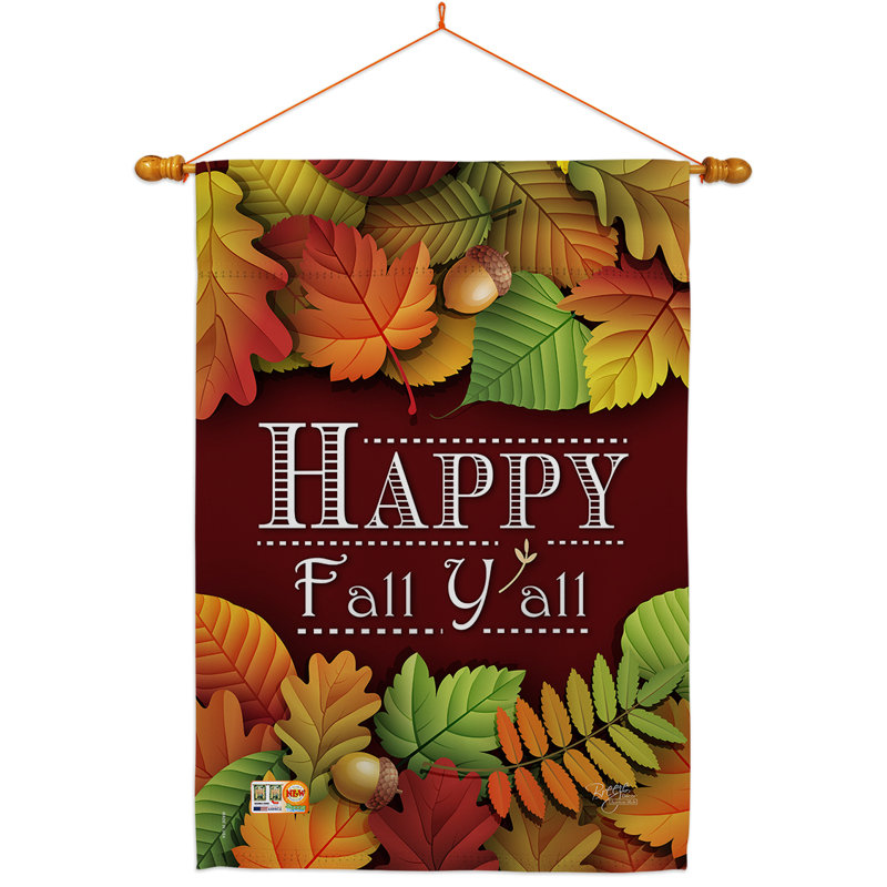 Double Sided 40'' H x 28'' W Polyester Thanksgiving Flag Set