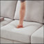 Canapé en tissu rembourré 83 po-1534584309