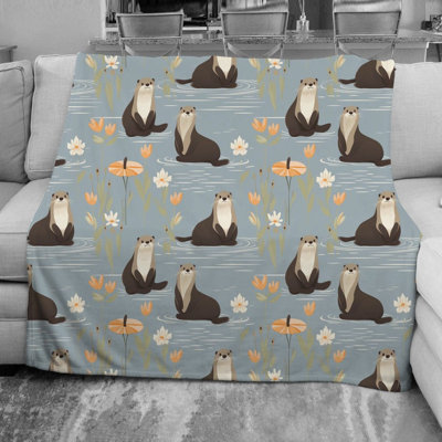  Otter Fleece Blanket