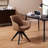 Hayek Upholstered Swivel Armchair-387612651-387612661