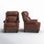 Fauteuil inclinable en cuir véritable Ambrosane-79515883