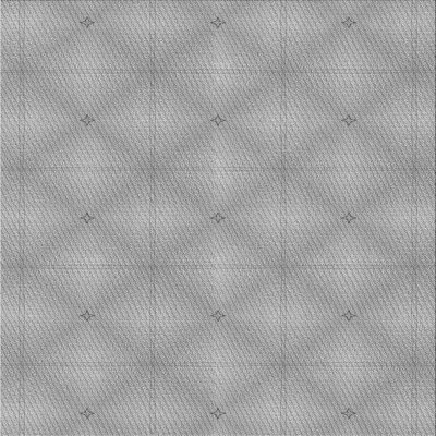 Tapis gris/zone noire à motifs