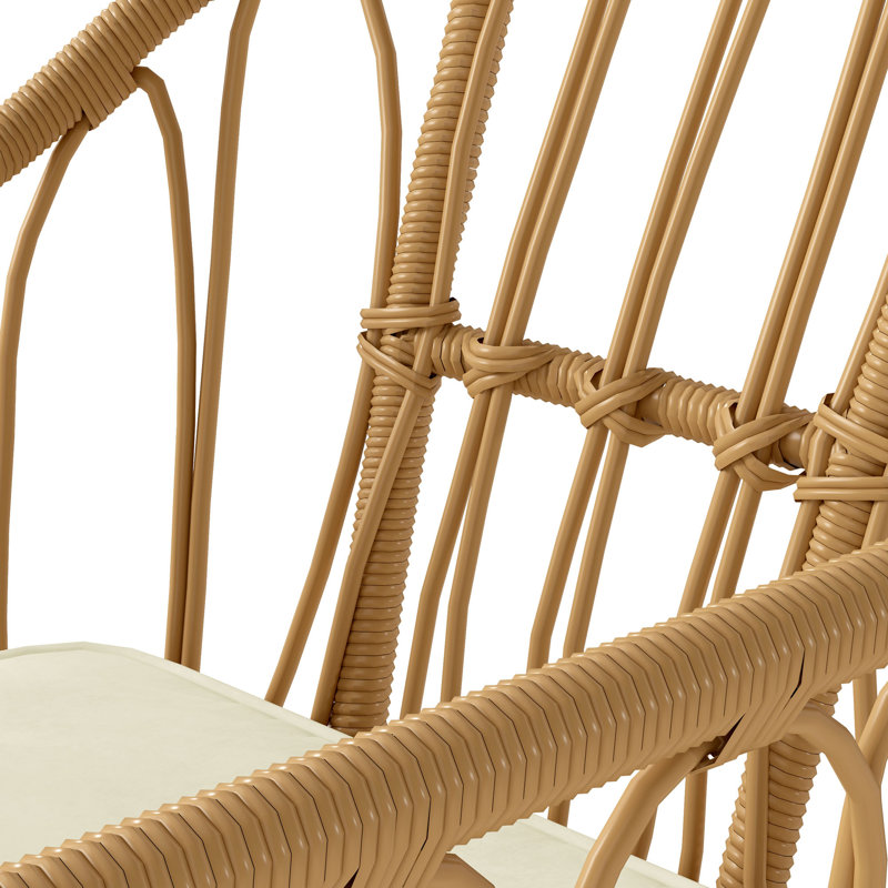 Chaises de salle à manger en rotin toutes saisons en osier
