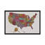 «US Map», impression sur toile-74385473-74385472-29633721