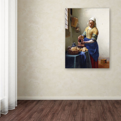 " The Milkmaid 1658-60 " by Johannes Vermeer