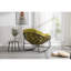 Chaise berçante surdimensionnée et fauteuils oscillants, chaise moderne en acier et rotin pour la maison