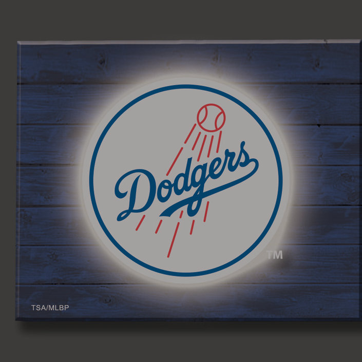 Décoration murale éclairée MLB, Dodgers de Los Angeles
