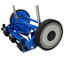 Tondeuse à gazon 14 po à rouleau poussoir (bleu) à 5 lames, hauteur réglable (0,5 po - 2,25 po), roues légères en composite de 8,5 po pour les petites pelouses