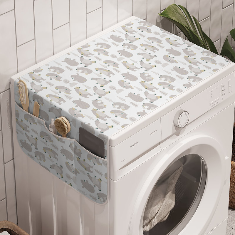 East Urban Home Northwoods - Machine à laver - paquet de 2 - brun clair 47 po x 18,5 po - brun clair