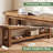 63'' Farmhouse Solid Wood Dining Bench