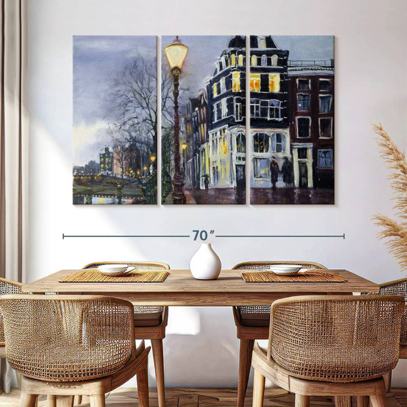 Sirci au crépuscule, Amsterdam, H 42 po x l 65 po