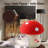 Mushroom-shaped Round Cat Scratcher - Full Sisal 13.4 Cat Furniture
