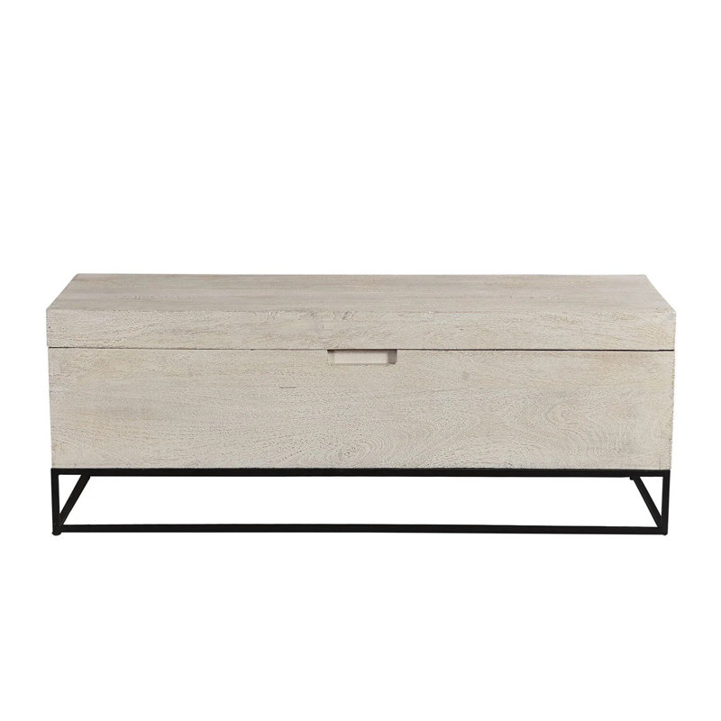 Solid Wood Top Coffee Table