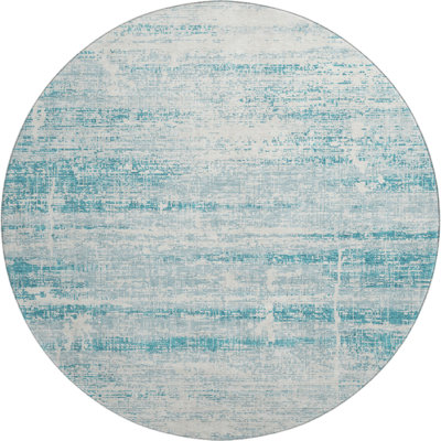 Premium Machine Washable Gerardo Teal Rug