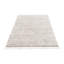 Tapis à motif de treillis Talas crème