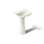 Cimarron® 26.81" Vitreous China U-Shape Pedestal Bathroom Sink with Overflow-19195629-10940877