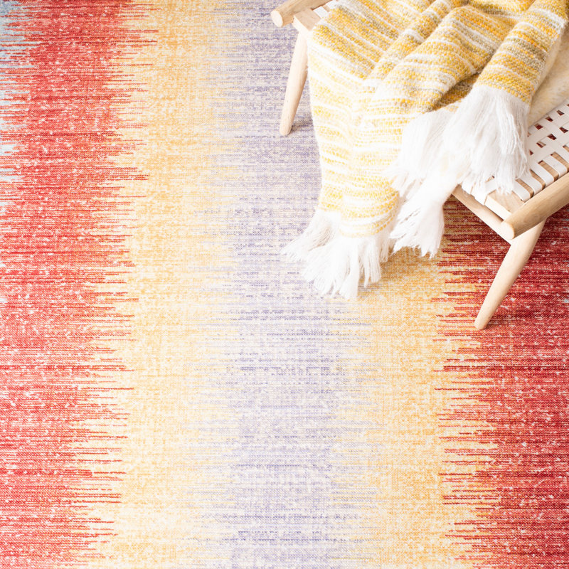 Urich Windsor Performance Striped Rug, Rectangle 5' x 7'