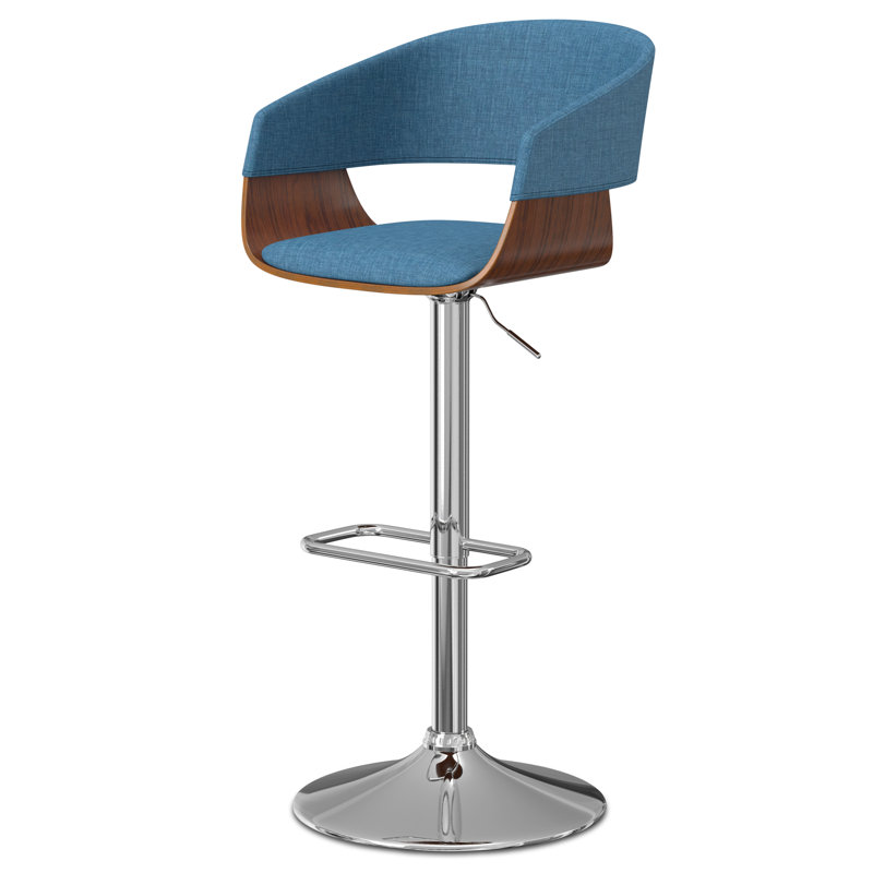 Tabouret de bar Midell, Bleu