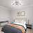 Theis 22in. 6 light Semi Flush Mount Sputnik Chandelier Modern Linear Kitchen Ceiling Mount Light-1800823241