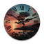 Horloge murale en bois massif Somer-525983790
