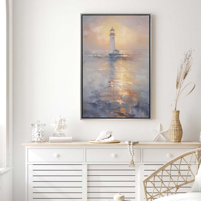 «Ocean's Sentinel V2 sur toile» par Golden Glow Interiors